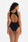 Black Halter Neck Swimsuit