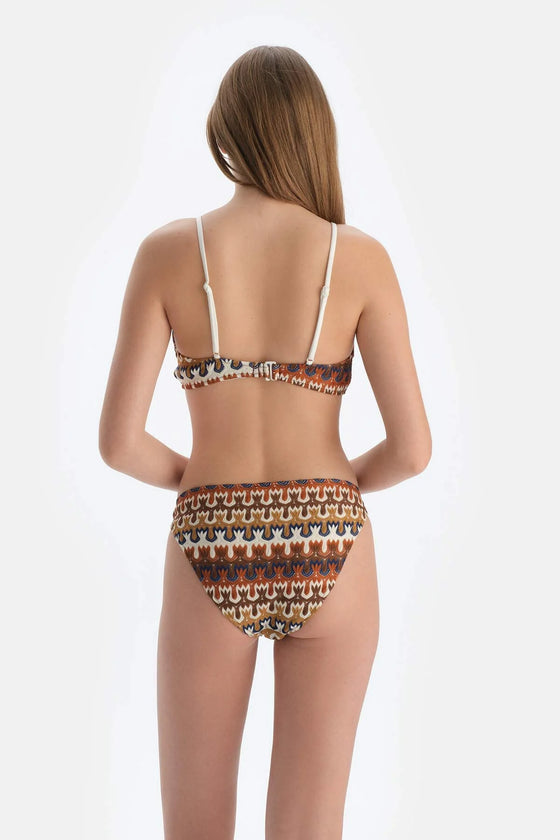 Brown Low Waist Bikini Bottom