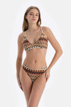 Brown Low Waist Bikini Bottom