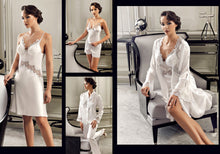  SHORT SATIN NIGHTGOWN SET OF 6 PIECES