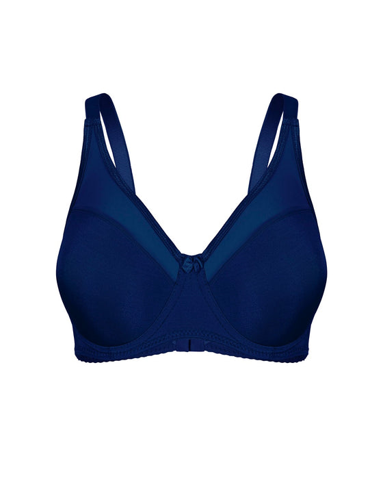 Dark blue C-cup bra