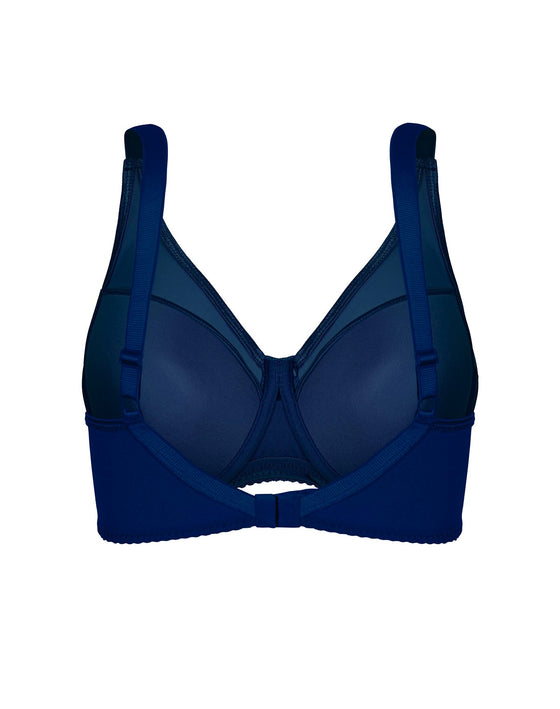 Dark blue C-cup bra