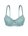 Pistachio color push-up bra