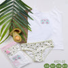 GIRLS` AVOCADO PRINT UNDERWEAR SET